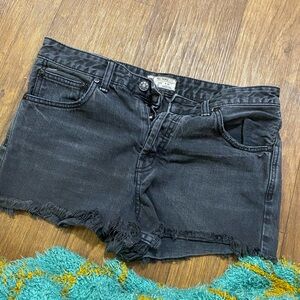 FREE PEOPLE BLACK SHORTS size 28